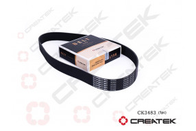 Ремень вентилятора 12PK1287 Евро5 WP12, WP13 X3000 CREATEK