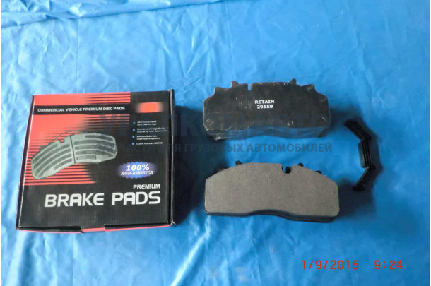 Комплект дисковых колодок 211x93x30; Wabco PAN 19-1 (комплект 4шт.) Retain