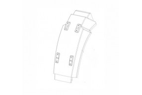 Крыло правое (брызговик) A7
